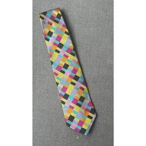 Seigo Katsuragawa Necktie Tie Geometric Color Print AD339 11/12 limited edition
